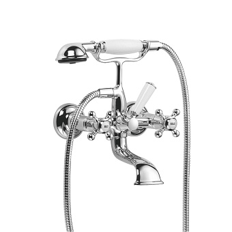 Dornbracht Madison Смеситель для ванны, настенный с ручным душем, цвет: хром