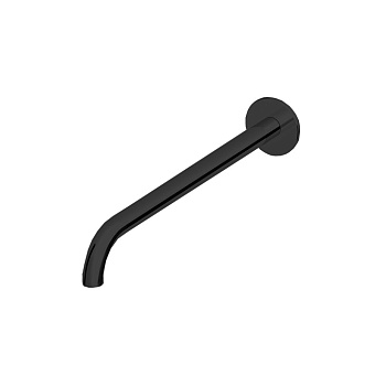 Zucchetti Delfi Держатель верхнего душа, L.35см, настенный, цвет: Brushed Metal Black