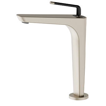 Newform O'Rama Смеситель для раковины, 1 отв., высокий, цвет: gold satin