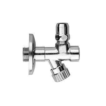 Gattoni Accessori Угловой вентиль с фильтром 1/2"x3/8", цвет: хром
