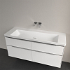 Villeroy&Boch Subway 3.0 Раковина 130х47х17см., без отв., подвесная, с антигрязевым покрытием CeramicPlus, без перелива, цвет: альпийский белый