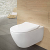 Villeroy&Boch Subway 2.0 Унитаз подвесной 37x56 см, безободковый, с антигрязевым покрытием CeramicPlus, цвет: белый