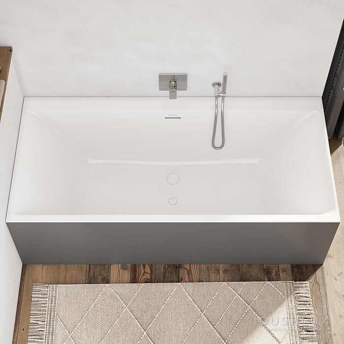 Фото Villeroy&Boch Subway 3.0 Ванна 180х80см., встраиваемая, цвет: Stone White