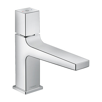 Hansgrohe Metropol Смеситель для раковины 100, на 1 отв, с донным клапаном Push-Open, излив 157мм, h89мм, рук. Select, цвет: хром