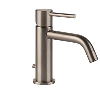 Gessi Emporio Via tortona Смеситель для раковины, на 1 отв, с донным клапаном, цвет: Finox Brushed Nickel