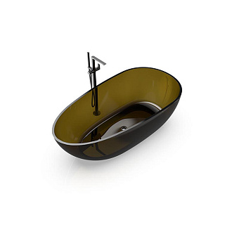Knief EGG Shape Ванна 170x85x54см., отдельностоящая, из полимерного материала, цвет: Pyrit # 030