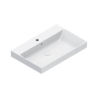 Catalano Zero Раковина 75x50см, с 1 отв., цвет: белый глянцевый