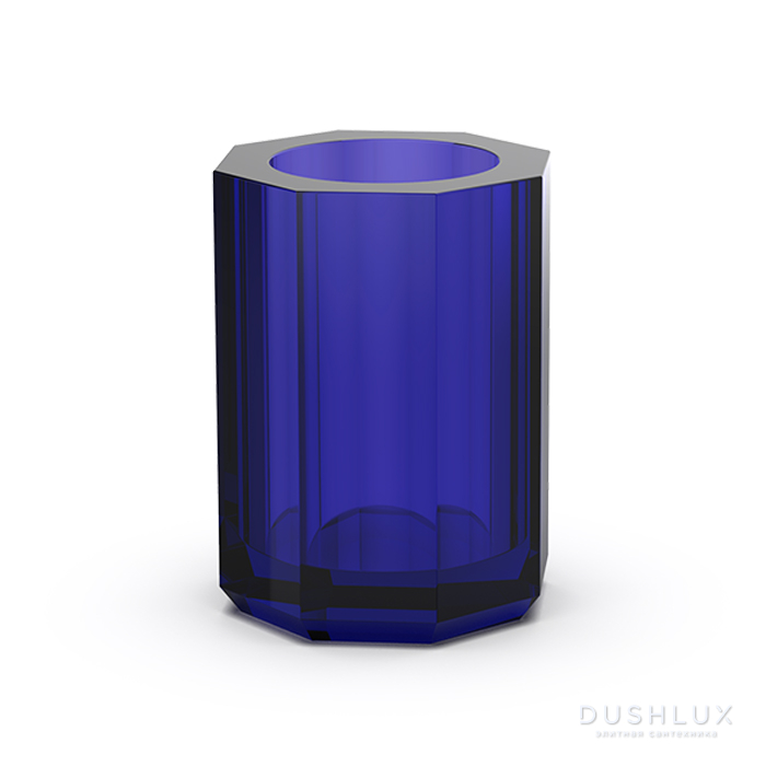 Фото Decor Walther KR BER Kristall Стакан, настольный, цвет: Capri Blue