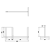 Gessi Inverso Accessories Полотенцедержатель, напольный, цвет: Warm Bronze Br PVD