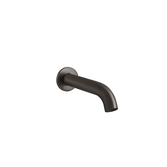Gessi 316 Излив для ванны 172мм на 1/2”, с удаленным управлением, цвет: brushed black metal pvd