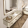 VITAGE milldue edition MAJESTIC 10/b Комплект мебели 180х55х82 см, напольный, раковина, зеркало, с подсветкой, цвет: стекло onice gold