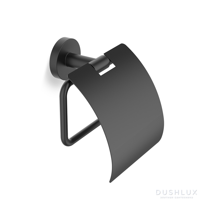 Фото Decor Walther Basic TPH4 Держатель туалетной бумаги, подвесной, цвет: черный матовый