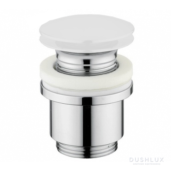 Agape Донный клапан для раковин, с переливом, Cristalplant®, цвет ...