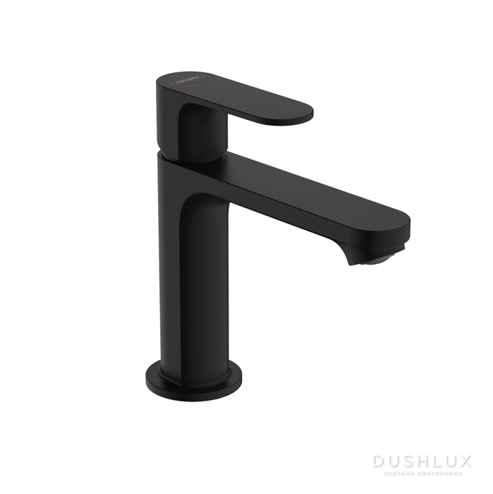 Фото Hansgrohe Rebris S Смеситель для раковины 110, с д/клапаном, цвет: матовый черный