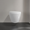 Villeroy&Boch Subway 2.0 Унитаз 36.5x37x56см., подвесной, безободковый, с антигрязевым покрытием CeramicPlus, цвет: альпийский белый