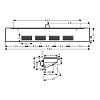 Hansgrohe Rainfinity Боковой/верхний душ 502х81мм с полкой, цвет: хром