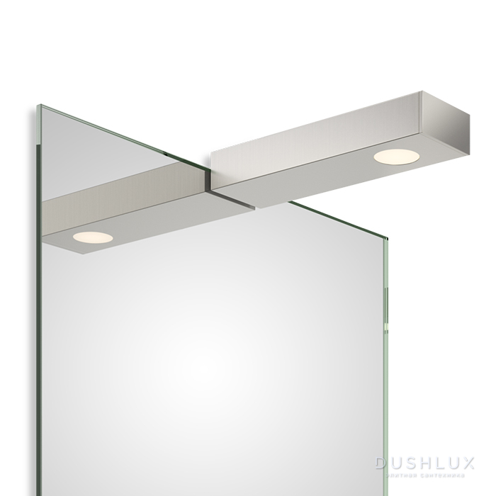 Фото Decor Walther Flat 1 LED Светильник на зеркало 5x17x2.5см, светодиодный, 1x LED 7W, цвет: никель сатинированный