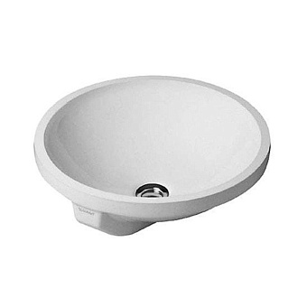 Duravit Architec Раковина 40см., встраиваемая снизу, без отв., с переливом, цвет: белый