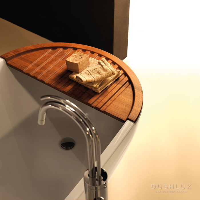 Kerasan Aquatech Накладка на ванну из тикового дерева, цвет: дерево ...