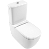 Villeroy&Boch Antheus Сиденье, с крышкой для унитаза, с антигрязевым покрытием CeramicPlus, цвет: альпийский белый