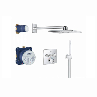 Grohe SmartControl Душевая система с верхним душем, цвет: хром
