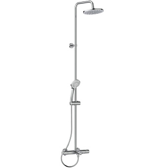 Ideal Standard Ceratherm T25 Душевая система с термостатическим смесителем, верхним душем Ø20см., держателем, лейкой для душа и шлангом 160см., цвет: хром