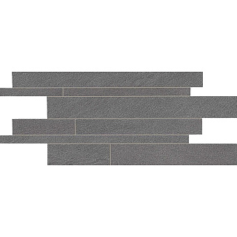 Ergon Stone Talk Керамогранит 60x30x0.95см, универсальная, неглазурованный, цвет: Listelli Sfalsati minimal Dark naturale