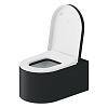 Duravit Millio Унитаз подвесной, 37x57см., декор "Smooth", крепление в компл., цвет: темно-серый матовый