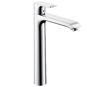 Hansgrohe Metris Смеситель для раковины с донным клапаном, на 1 отв., излив 197мм, h254мм, цвет: хром