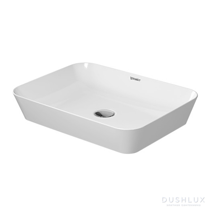 Фото Duravit Cape Cod Раковина 55х40см, без отв., квадратная, цвет: белый