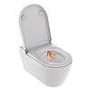 Duravit Starck F Plus Унитаз подвесной, безободковый, с сиденьем Sensowash Lite, инсталляцией и клавишей, покрытие Hygieneglaze, цвет: белый