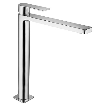 Paffoni Tango Смеситель для раковины, на 1 отв., высокий, цвет: Steel looking