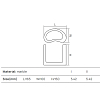 Dea Design Marble Стакан настольный, 15x10хh15см., из мрамора, цвет: Statuario White