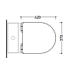 Flaminia APP Сиденье для унитаза, 44,5x36xh:2,8см, soft-closing, цвет: белый