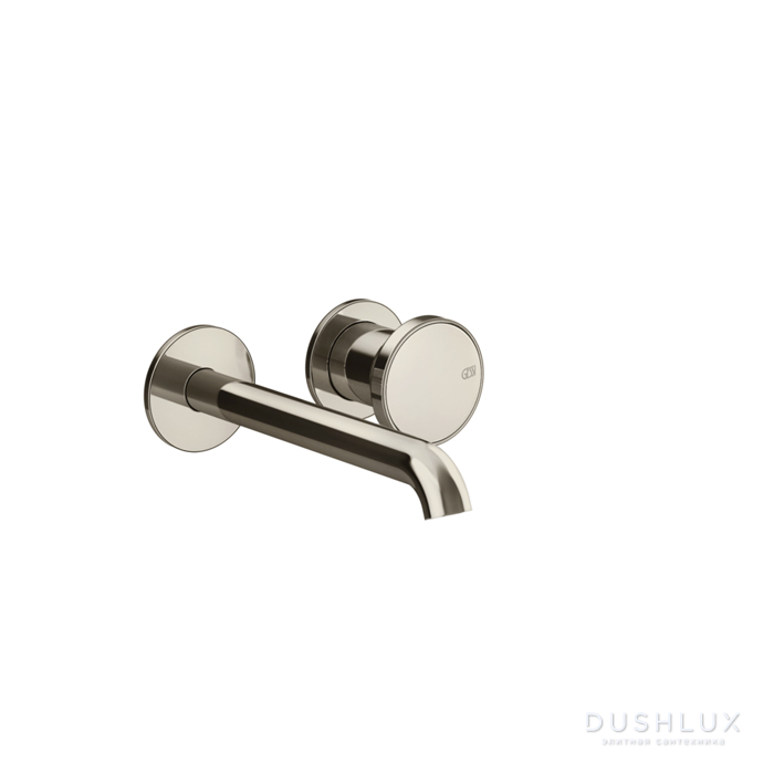 Фото Gessi Origini Смеситель для раковины, встраиваемый, цвет: Nickel PVD