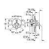 Grohe BauFlow, Смеситель для ванны, Цвет: хром