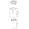 Simas Agile Раковина подвесная 40х20 см, Dx, с 1 отв., цвет: Cemento matt