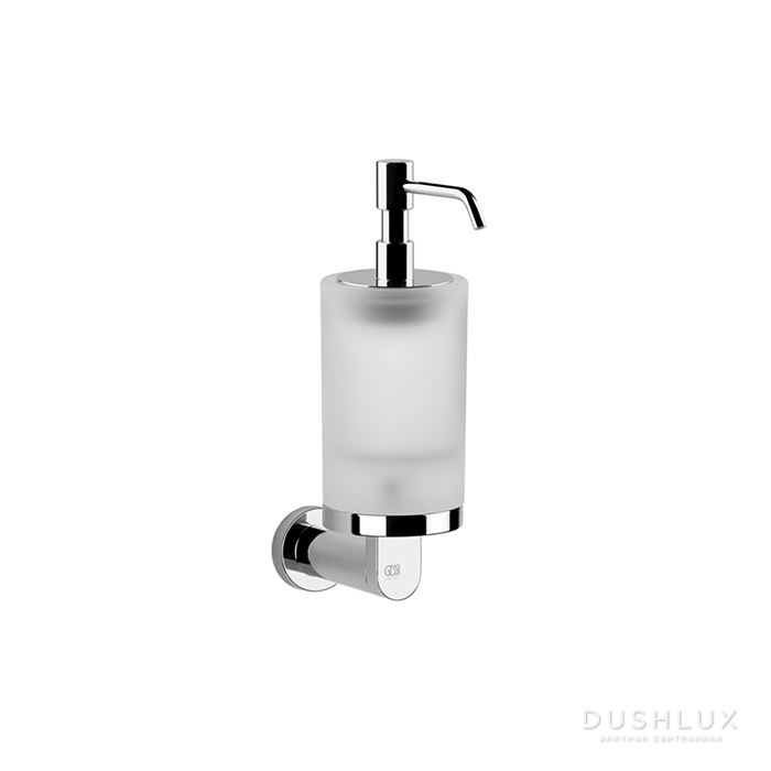 Фото Gessi Emporio accessories Дозатор для жидкого мыла, подвесной, сатинированное стекло, цвет: хром