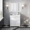 Kerama Marazzi Pompei Тумба 80см., напольная, с ящиком и дверцами, цвет: белый глянцевый
