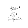 Duravit Сифон для душевого поддона, сток горизонт., цвет: хром
