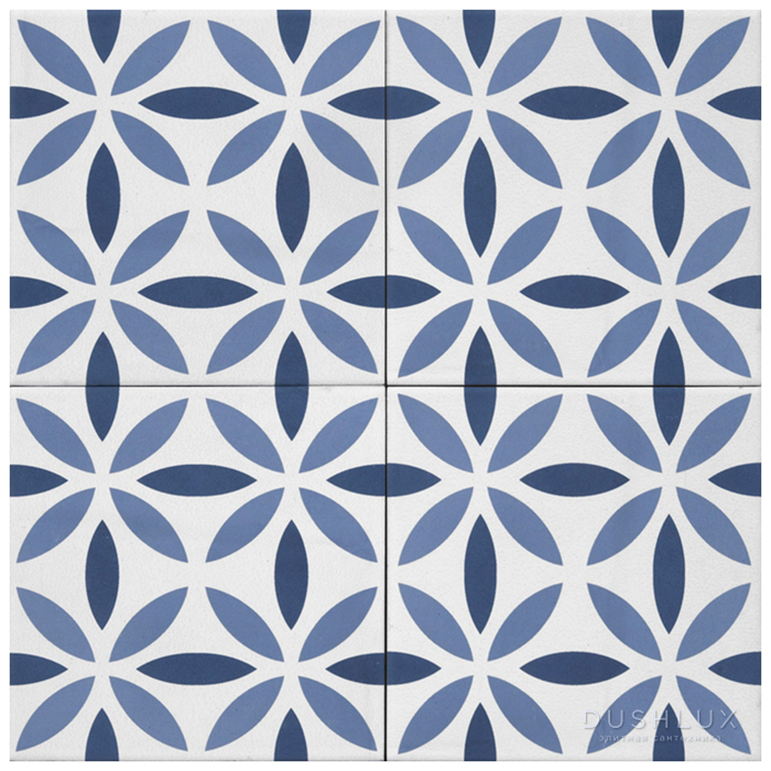 Фото Tonalite Aquarel Керамогранит 15х15см, универсальная, цвет: Decoro Antares Blu