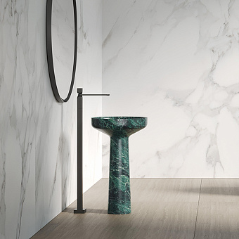 Dea Design Marble Venezia Раковина 50x50x85см., напольная, без отв., мрамор, цвет: Stone Green