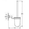 Grohe Essentials Authentic Tуалетный ″ершик″ в комплекте, подвесной, цвет: хром