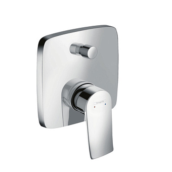 Hansgrohe Metris Смеситель для ванны, встраиваемый, переключатель вакумный, внешняя часть, цвет: хром