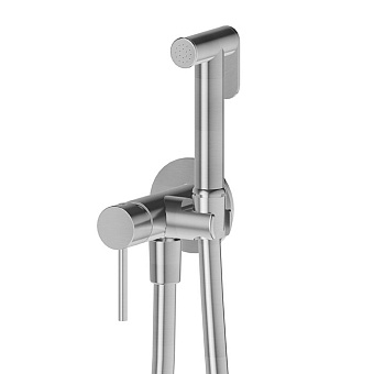 Newform X-Steel 316 Гигиенический душ с держателем и шлангом 120см., цвет: PVD Br. Stainless Stell