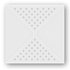 laDiva Paola 04 Керамическая плитка 20x20см, настенная, квадрат, цвет: panna