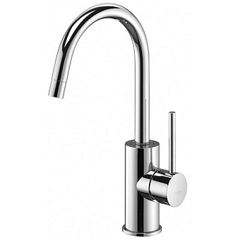 Paffoni Light Смеситель для раковины, на 1 отв., с поворотным изливом, цвет: хром