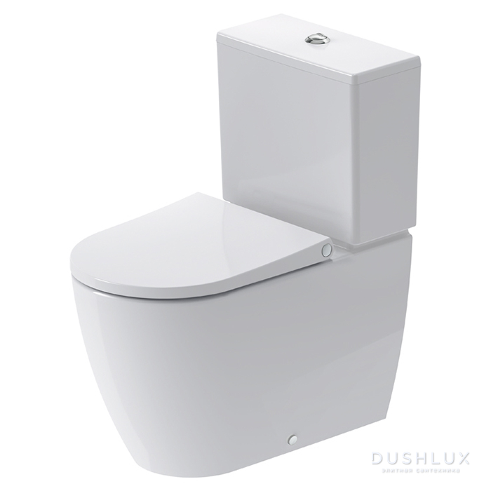 Фото Duravit Bento Starck Box Унитаз-моноблок 39.5x60 см, с сиденьем, бачок 0946102005, HygieneGlaze, цвет: белый глянцевый