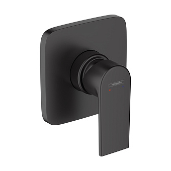 Hansgrohe Vernis Shape Встраиваемый смеситель для душа на 1 источник, внешняя часть, цвет: матовый черный