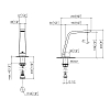 Dornbracht CL.1 Излив для раковины, на 1 отв., цвет: Dark Platinum matt